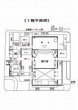 リンクステーションホール青森 1F平面図(84KB)